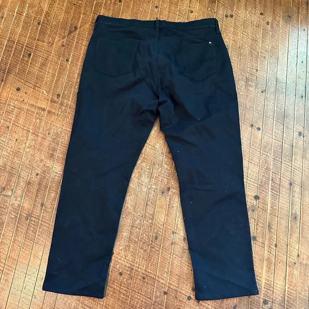 Banana Republic business casual flat front 38x30 black chino pants